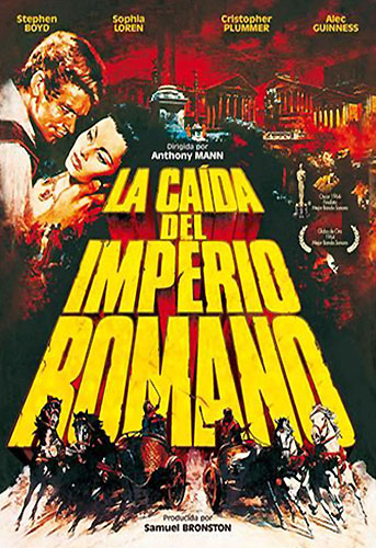 Cartel de la película La caída del imperio romano
