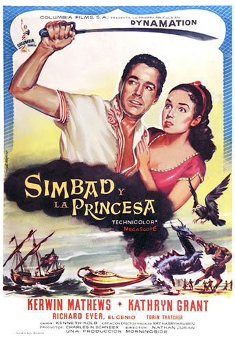 Cartel de la película Simbad y la princesa