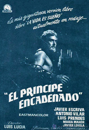 Cartel de la película El príncipe encadenado