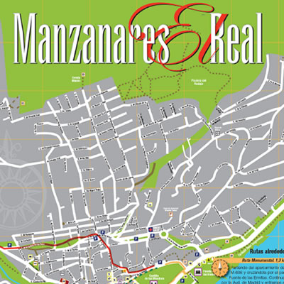 Map of Manzanares El Real